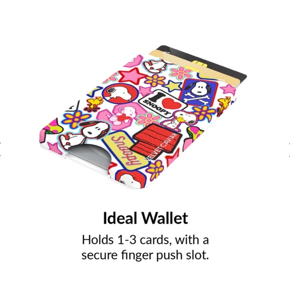 NEW Velvet Caviar Snoopy Patchwork MagSafe Wallet - Picture 5 of 7